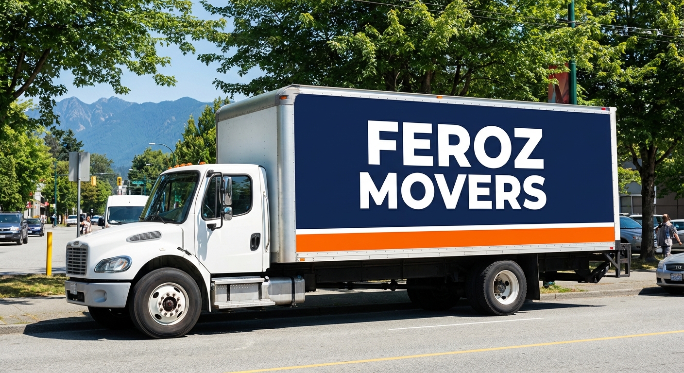 Feroz Movers truck serving Metro Vancouver BC